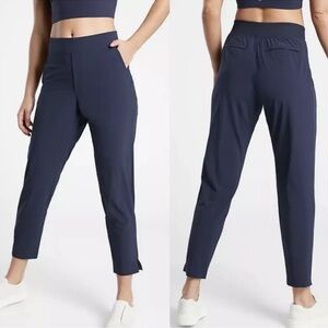Athleta Brooklyn Ankle Pant Navy Blue Travel Pants